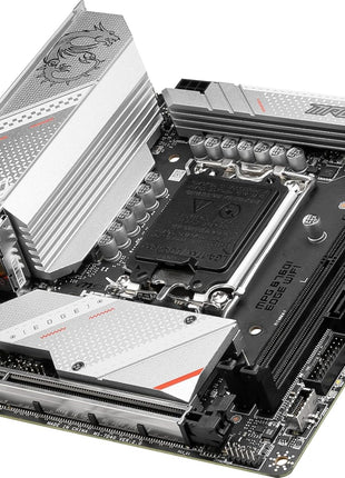 MSI MPG B760I Edge WiFi Gaming Motherboard (Supports 12th/13th/14th Gen Intel Processors, LGA 1700, DDR5, PCIe 5.0, M.2, 2.5Gbps LAN, USB 3.2 Gen2, HDMI/DP, Wi-Fi 6E, Bluetooth 5.3, Mini-ITX)