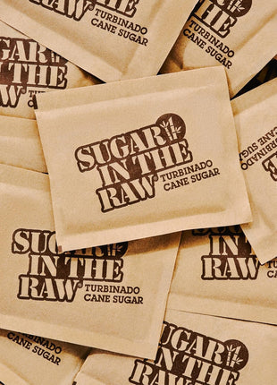 Sugar In The Raw Turbinado Cane Sugar Packets, 200 Ct Box, 1 Pack, Pure, All-Natural Turbinado Sugar, Non-GMO Project Verified, Kosher, Vegan and Gluten Free