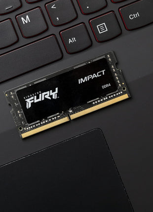 Kingston FURY Impact 32GB 3200MT/s DDR4 CL20 Laptop Memory Single Module | Intel XMP | AMD Ryzen | Plug n Play | Low Power Consumption | KF432S20IB/32