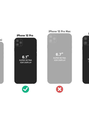 OtterBox iPhone 12 & iPhone 12 Pro Commuter Series Case - Black, Slim & Tough, Pocket-Friendly, with Port Protection
