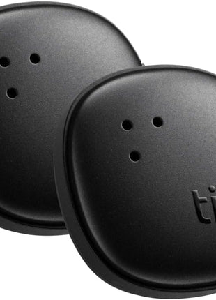 Life360 Tile Sticker - Small Bluetooth Tracker, Remote Finder and Item Locator for Bikes, Glasses and More. Both iOS and Android Compatible. Phone Finder. 2-Pack (Black)