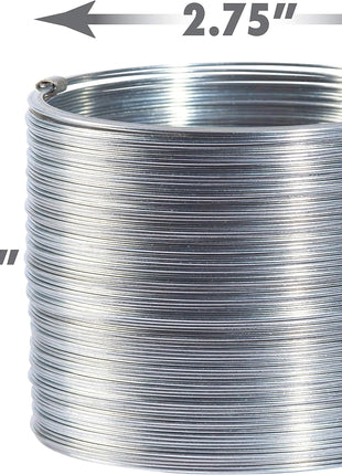 The Original Slinky Walking Spring Toy, 2.75-inch Diameter Metal Slinky, Fidget Toys