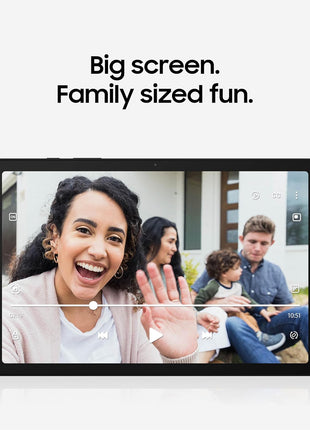 Samsung Galaxy Tab A9+ Plus 11" 128GB Android Tablet, Big Screen, Quad Speakers, Upgraded Chipset, Multi Window Display, Slim, Light, Durable, Kids Friendly Design, US Version, 2024, Silver