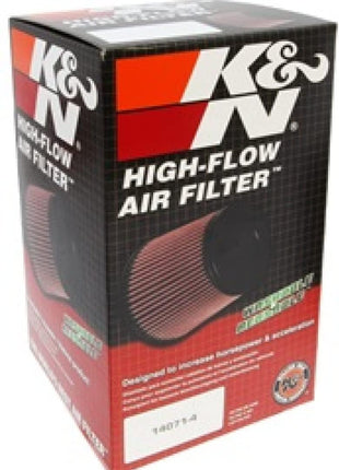 K&N High-Flow Original Lifetime Universal Clamp-On Air Filter: High Performance, Premium, Washable: Flange Diameter: 3.5 In, Filter Height: 8.5 In, Flange Length: 0.625 In, Shape: Round, RU-1785