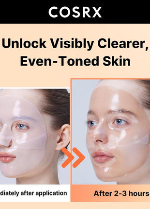 COSRX The Alpha Albutin Hydrogel Pack, Mask Pack, Pack of 3, Moisturizing Collagen Mask, Gel Mask, Human Body Tested, Essence, Skin Care, Korean Cosmetics