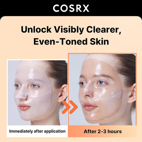 COSRX The Alpha Albutin Hydrogel Pack, Mask Pack, Pack of 3, Moisturizing Collagen Mask, Gel Mask, Human Body Tested, Essence, Skin Care, Korean Cosmetics