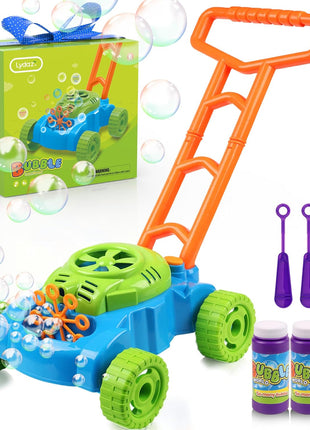 Bubble Lawn Mower Toddler Toys, Bubble Machine Outdoor Garden Toys | Toddler Outdoor Toys for 1 2 Year Old Boy Birthday Gift, Summer Push Gardening Toys for Preschool Baby Boys Age 1 2 3 +