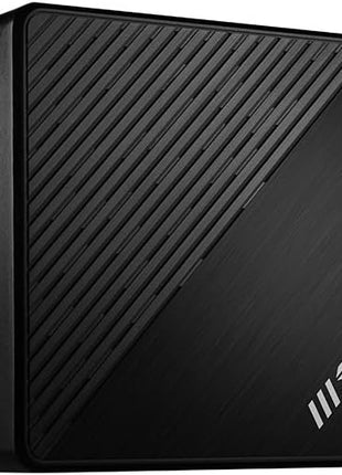 MSI Cubi N ADL-048US Mini Desktop Computer, Intel N100 0.8GHz, 4GB RAM, 128GB SSD, Windows 11 Pro, Black