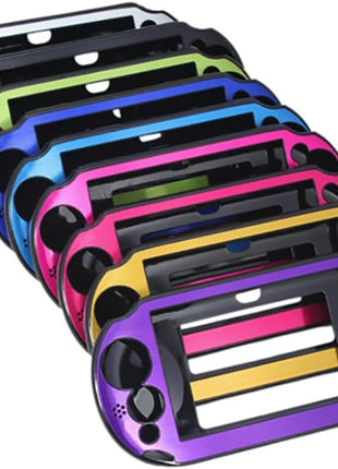 OSTENT Colorful Aluminum Metal Skin Protective Cover Case for Sony PS Vita PSV PCH-2000 - Color Gold