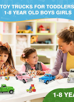 Little Blue Truck Toy for Toddlers Boys Girls | 1:32 Alloy Toddlers Car Toy Driveable,Car Door Can Open,Toy Trucks for Kids Boys Girls Easter Christmas Birthday Gifts