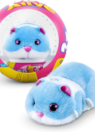 Pets Alive Hamstermania (Blue) by ZURU Hamster, Electronic Pet, 20+ Sounds Interactive, Hamster Ball Toy for Girls and Children