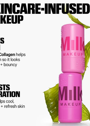 Milk Makeup Cooling Water Jelly Tint – Long-Lasting Sheer Lip + Cheek Stain with Firming Vegan Collagen + Hydrating Aloe – Transfer Proof, Buildable Lip Tint + Blush