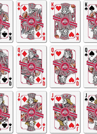 YouTheFan NCAA Officially-Licensed Playing Cards - Original Artwork on All face Cards and Jokers - Team's Official Colors - Quality Linen Texture - Designed in The USA