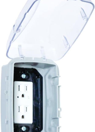 Intermatic WP3100C Weatherproof Outdoor Electrical Outlet Cover,Single-Gang | Extreme-Heavy-Duty Construction for Reliable Outdoor Outlet Protection, Versatile Mounting, Standard Duty Rated