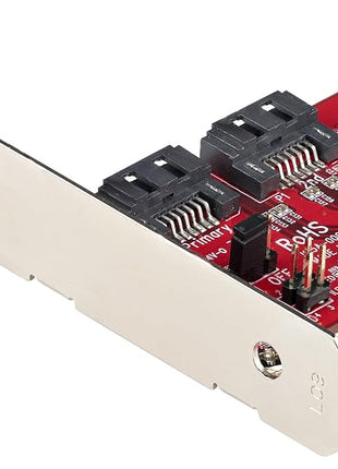 Startech 2P6GR-PCIE-SATA-CARD Sata III 6Gbps PCie X2 Expansion Adapter Card Converter - 2-Port Sata 3 - Raid 0