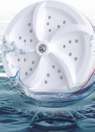 Portable Washing Machine, Mini Ultrasonic Washing Machine 3 in 1 Dishwashers Ultrasonic Waves Suitable for Home, Business, Travel, College Room, RV, Apartment (3.5IN)