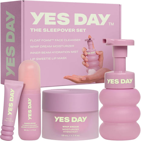 YES DAY The Sleepover Set, Complete Skincare for Teens & Tweens