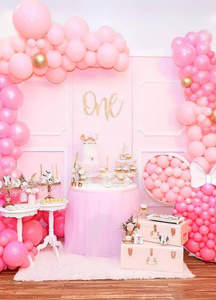 PartyWoo Light Pink Balloons 100 pcs Different Sizes of 36 18 12 10 5 Inch Pastel Baby Pale Pink Balloon Arch Kit Garland for Baby Shower Valentine's Day Princess Birthday Party Decorations Pink Y48