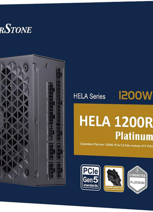 SilverStone Technology HELA 1200R Platinum ATX 3.0 / PCIe Gen 5 1200W Fully Modular Power Supply, SST-HA1200R-PM