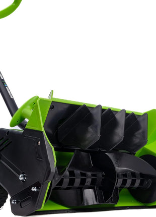Earthwise SN74016 40-Volt Cordless Electric Snow Shovel, Brushless Motor, 16-Inch width, 300lbs/Minute (Battery and Charger Included)