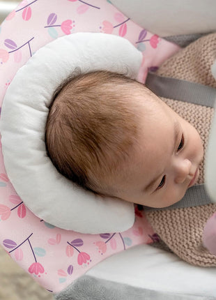 Ingenuity SimpleComfort Lightweight Compact 6-Speed Multi-Direction Baby Swing, Vibrations & Nature Sounds, 0-9 Months 6-20 lbs (Pink Cassidy) | Compact & Portable, Hands Free Soothing for Fussy Babies, Vibrations & USB Power for Newborns, 6-20 lbs