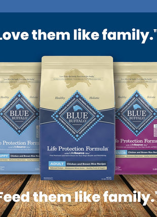 Blue Buffalo Life Protection Formula Adult Dry Dog Food, Helps Build and Maintain Strong Muscles, Made with Natural Ingredients, Chicken & Brown Rice Recipe, 30-lb. Bag