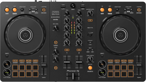 Pioneer DJ DDJ FLx4 2 deck Rekordbox and Serato DJ Controller   Graphite