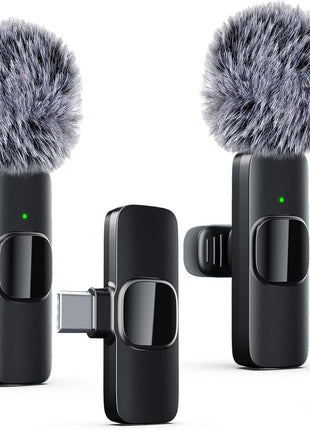 Labstandard Professional Wireless Lavalier Lapel Microphone for iPhone, iPad, mini Video Recording Mic forInterview Video Podcast Vlog YouTube&Livestream, Noise Reduction, Plug &Play