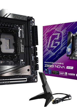 ASRock Intel Core Ultra Z890 LGA1851 RL-ILM Mini ITX Motherboard Phantom Gaming Z890i Nova WiFi 7 DDR5 9466 MHz 128 GB