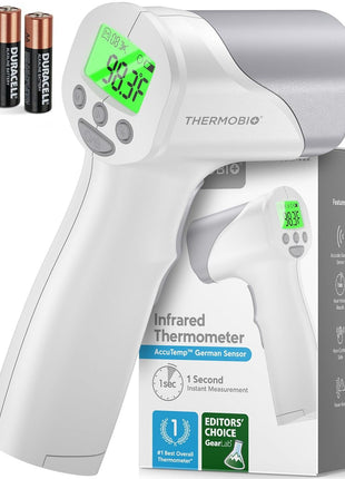 Medical Grade FSA-HSA Eligible Heavy Duty Touchless Infrared Forehead Thermometer, for Adults & Baby Digital Thermometer Gun, 1s Instant Results