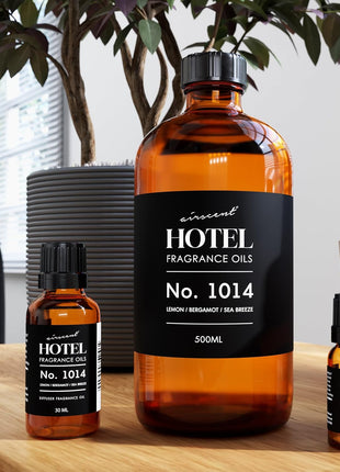 AirScent Hotel Diffuser Oil No. 1014 Inspired by The Iconic 5 Star Hotel Seaside Scent   Lemon Bergamot Sea Breeze   10 mL .34 fl oz   Fragrance Oil for Ultrasonic and Waterless Diffusers and Crafting