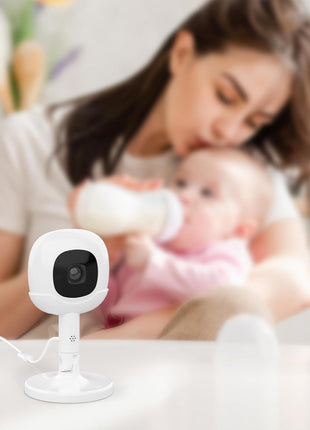 Flex Multi-Stand for Nanit–Portable Camera Stand for Travel &Crib for Nanit Pro/Plus/Original Cameras, Travel Baby Monitor Accessory with Temperature &Humidity Display-Camera Not Included