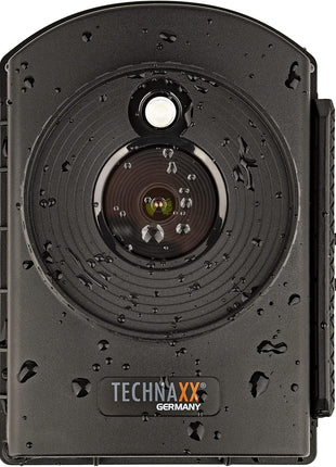 TECHNAXX Full HD Time Lapse Camera TX-164 - Ideal for Time Lapse Recordings of constructions Sites, House Building, Plant Growth (Garden, Orchard), Outdoor Shots, Security Monitoring, etc., Black