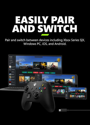 Xbox Microsoft Wireless Controller + USB-C Cable -