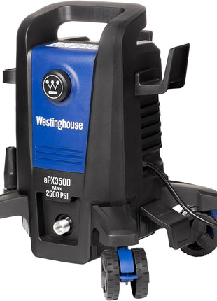 Westinghouse ePX3500 Electric Pressure Washer, 2500 Max PSI 1.76 Max GPM with Anti-Tipping Technology, Onboard Soap Tank, Pro-Style Steel Wand, 5-Nozzle Set, for Cars/Fences/Driveways/Home/Patios