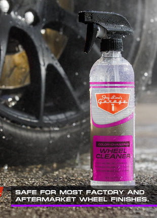 Jay Leno's Garage Wheel Cleaner Spray – Brake Cleaner and Heavy Duty Brake Dust Remover that Works as a Rim Cleaner, Leaving Wheels, Rims, Brake Pads & Rotors Spotless for a Showroom-Quality Finish