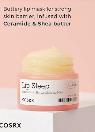 COSRX リップケアクリーム 乾燥荒れた唇用 シアバター配合 スリーピングマスク 韓国スキンケア 動物実験フリー 人工香料フリー パラベンフリー (リップバター)
