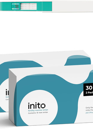 Inito Fertility Test Strips | Pack of 30 | Compatible only with Inito Fertility Monitor | Compatible with iPhone Models only