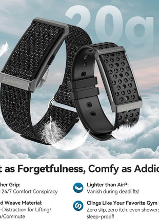 EnergyPort Fitness Tracker,Wearable Health Smart Bracelet Band with Blood Oxygen 170+ Sport Mode 60-Day Battery,Lifetime Membership,Activity Tracking Heart Rate Sleep Monitor for Android iOS,2 Bands