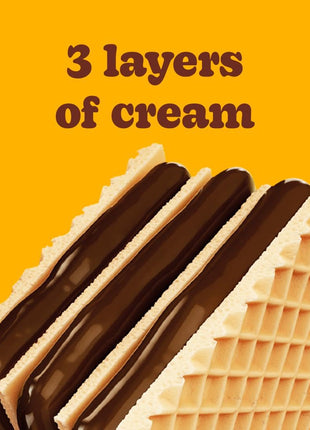Bauducco Chocolate Wafers - Crispy Wafer Cookies With 3 Delicious, Indulgent, Decadent Layers of Chocolate Flavored Cream - Delicious Sweet Snack or Desert - 5.0 oz (Pack of 1)