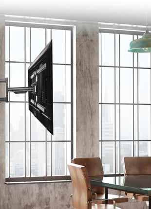 StarTech.com TV Wall Mount for up to 80 inch (100lb) VESA Mount Displays - Low Profile Full Motion Universal TV Wall Mount Bracket - Heavy Duty Adjustable Tilt/Swivel Articulating Arm (FPWARTS1)