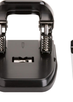 Business Source Heavy-Duty Hole Punch (65626), Black, Small (1-24)