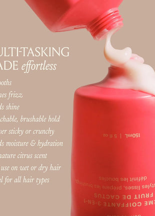DAE Cactus Fruit 3-in1 Styling Cream & Taming Wand - Tames Flyaways