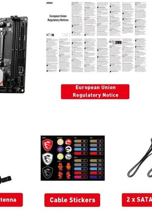 MSI MPG B650I Edge WiFi Gaming Motherboard (AMD Ryzen 9000/8000/7000 Series Processors, AM5, DDR5, PCIe 4.0, M.2, SATA 6Gb/s, USB 3.2 Gen 2, HDMI, Wi-Fi 6E, Bluetooth 5.3, 2.5Gbps LAN, Mini-ITX)