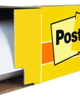 Post-it Dry Erase Whiteboard Film Surface for Walls, Doors, Tables, Chalkboards and More, Removable Sticky White Board , Stain-Proof, Easy Installation, 6 x 4 ft Roll