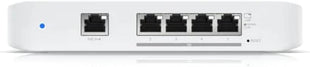 UBIQUITI UniFi Switch Flex XG - Layer 2 switch with 4 10GbE RJ45 ports and 1 GbE, 802.3at PoE+ RJ45 input.