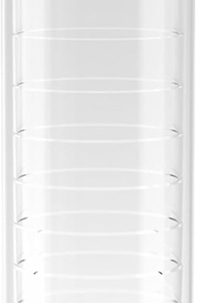 Tervis Venture Lite Clear & Colorful Lidded Made in USA Double Walled Insulated Tumbler Travel Cup Keeps Drinks Cold & Hot, 24oz Water Bottle, White Lid