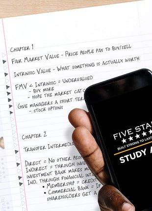 Five Star Loose Leaf Paper  Study App, College Ruled Filler Notebook Paper, Reinforced, Fights Ink Bleed, 8-1/2 inch x 11 inch, 80 Sheets (170102)