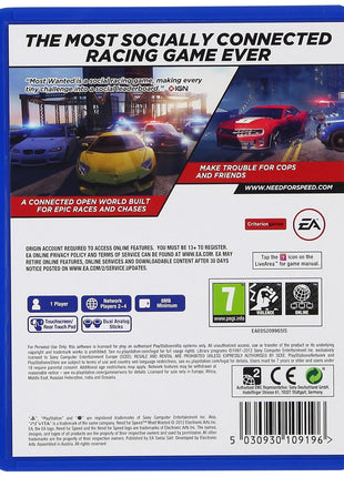 Need for Speed Most Wanted - PlayStation Vita