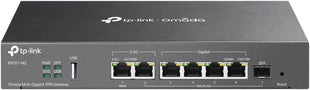 TP-Link ER707-M2 | Omada Multi-Gigabit VPN Router | Dual 2.5Gig WAN Ports | High Network Capacity | SPI Firewall | Omada SDN Integrated | Load Balance | Lightning Protection